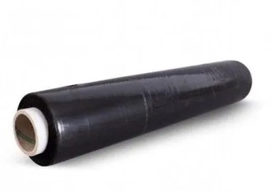 DISTYK Ručna stretch folija 500 mm, crna, 1.9 kg