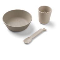 DONE BY DEER Komplet za jelo Kiddish, bež