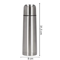 SPRINGOS Termos 1000 ml, srebrni