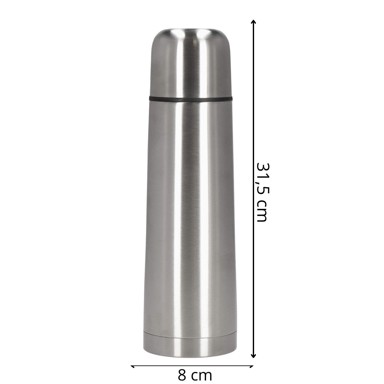SPRINGOS Termos 1000 ml, srebrni