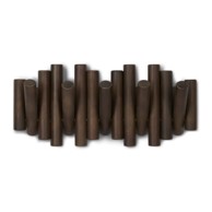  UMBRA Tamno smeđa zidna vješalica od masivnog bora Picket