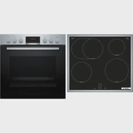 BOSCH Ugradbeni set HND415LS62, crni/nehrđajući čelik