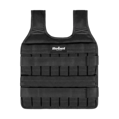 REBEL ACTIVE podesivi prsluk s utezima, 20 kg, punjenje čelični umeci