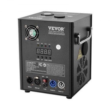 VEVOR Stroj za hladne iskre Bjy-Phj500u2, 200 x 212 x 253 mm, crni