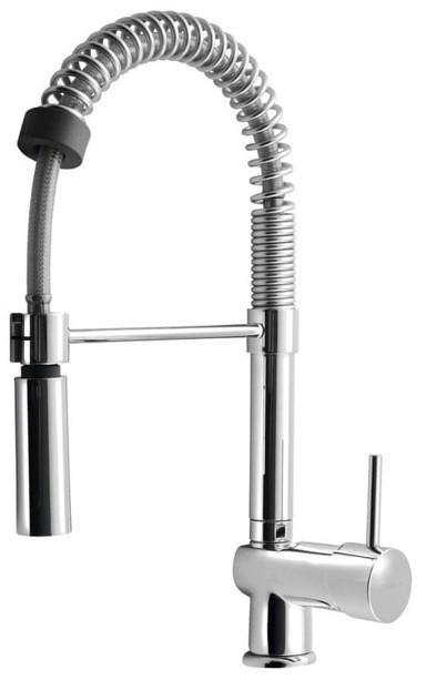 SAPHO Kuhinjska miješalica Rhapsody Pro, krom, fleksibilni rotirajući izljev