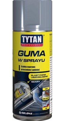 TYTAN Gumeni premaz u spreju, sivi, 400 ml