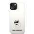 KARL LAGERFELD Silikonska MagSafe maskica za Apple iPhone 14 Plus, bijela