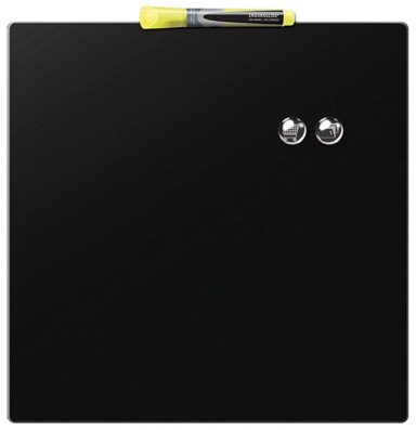 NOBO Samoljepiva magnetna ploča Quarter 36 × 36 cm, crna