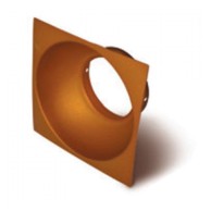 Sjenilo za Rettangolare reflektor, kvadratno, zlatno