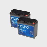 ECOBAT Lead Crystal baterija 12V 24Ah, VRLA, bez održavanja (2 kom)