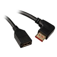 INLINE DisplayPort adapter kabel, 8K4K, lijevo savijen, 0,15 m 17159L
