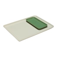 HUBSCH Keramički ukrasni pladnjevi 2 kom 26x35 cm Amare