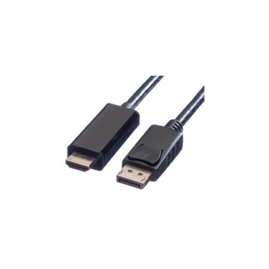 ROLINE Kabel DisplayPort 1.2 na HDMI, 5 m, crni