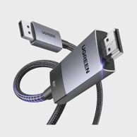  Kabel UGREEN, Displayport (M) na HDMI (M), 2m, 8K@60Hz/4K@240Hz/120Hz, crni 