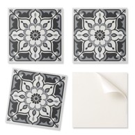Coloray samolepive vinilne pločice s cvjetnim uzorkom i ornamentima za predsoblje 4 x 50 x 50 cm