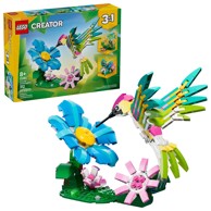 LEGO Konstrukcijski set Creator 3 in 1 Wild Animals Colorful Hummingbird 31384