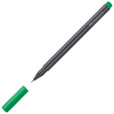 FABER-CASTELL Flomaster 151663 fineliner grip, zelena