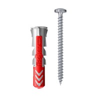 FISCHER Plastična tipla DuoPower 6 x 30 S PH K NV, s vijkom, 12/1