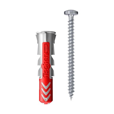 FISCHER Plastična tipla DuoPower 6 x 30 S PH K NV, s vijkom, 12/1