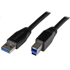 STARTECH USB-A na USB-B kabel USB3SAB10M, USB 3.2 Gen 1, 10 m, crni