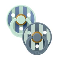 BIBS Studio Colour duda, okrugla, Block Nordic Mint/Petrol mix, veličina 1