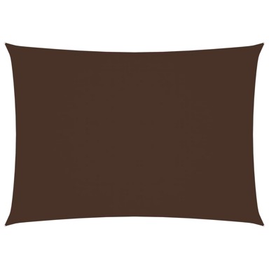 Jedro protiv sunca od tkanine Oxford pravokutno 3,5x4,5 m smeđe