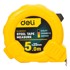 DELI TOOLS Metar na izvlačenje 5m/25mm EDL9025Y, žuti