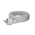 Kabel za napajanje s ravnim utikačem 4 m 3 x 1,5 mm² 16 A IP44, bijeli