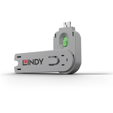 LINDY Ključ za blokator USB Tip-A priključka 40621, zelena