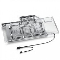 ALPHACOOL Vodeno hlađenje Eisblock Aurora, za Radeon RX 7800 XT RE, s poleđinom, akril i nikal