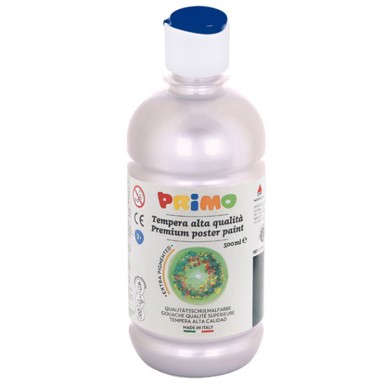 PRIMO Boja tempera 201TL500910, 0,5 L, srebrna
