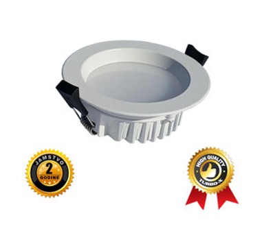 Ugradbena LED lampa X-Light Deco, 13W, dimabilna, 3000K, bijela