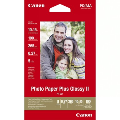 CANON Foto papir PP-201 Photo Paper Plus Glossy II 10x15 cm 265 g 100 listova