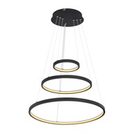 GLOBO LIGHTING Visilica LED Ralph 57W 3100lm, 3000K 51x120 cm, crna