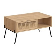 MARCKERIC Stolić za kavu Ecrin 60x100 cm u dekoru hrasta prirodni