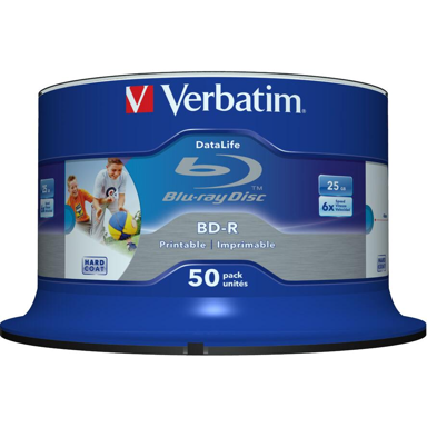 VERBATIM Prazni Blu-ray disk 43812 BD-R, 25 GB, 50 kom