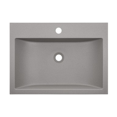 LAVEO Umivaonik Albano, sivi, granit, 60X44 cm