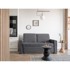 MIUFORM Sivi kauč na razvlačenje 168 cm Lucky Lucy, 168x88x90 cm