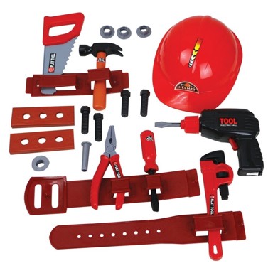 TEGOLE Bušilica, kaciga i alat u kutiji