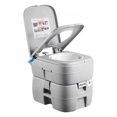 VEVOR Prijenosna pumpa za zrak za toalet, 30 l, 53x40x45,5 cm, siva