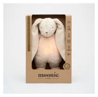 MOONIE Dječji zečić od organskog pamuka, sivi