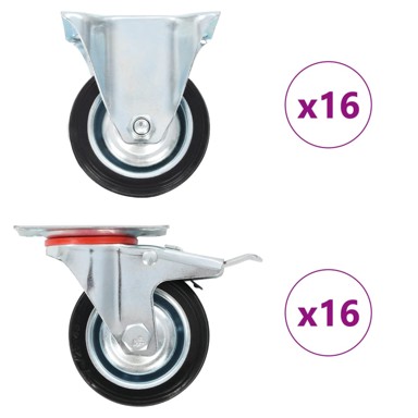Kotačići 32 kom 75 mm