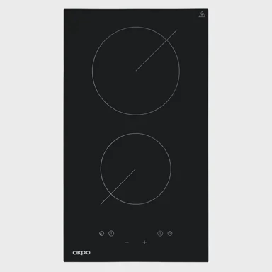 AKPO Indukcijska ploča za kuhanje, PKA 30 830/2, 30 cm, 2 zone, crna