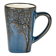 VILLA COLLECTION Plave šalice u setu 4 kom za espresso od kamenine 100 ml Hela
