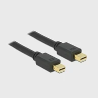 DELOCK DisplayPort mini na DisplayPort mini kabel 0,5 m 4K, crni, model 83472