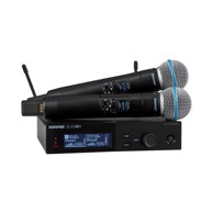 SHURE Dvokanalni digitalni bežični mikrofonski sustav SLXD24D+E/B58-G65 s dva ručna odašiljača, 470–606 MHz