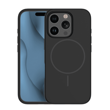 ONASI Silikonska maskica, iPhone 17 Air, Mat Liquid, MagSafe, crna