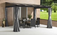 SOJAG Aluminijska nadstrešnica barthelemy 424x296x240 cm 12,55 m² top kvaliteta