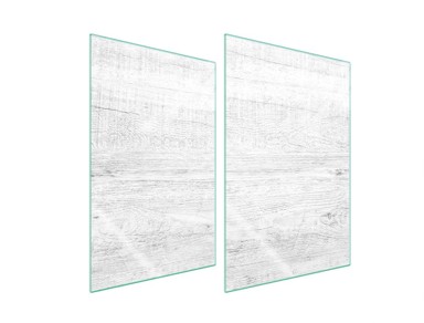 TMK Staklena zaštita za štednjak, 2x35x52 cm, drvo