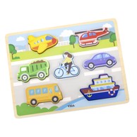 VIGA Reljefna slagalica, Viga Toys, Vozila